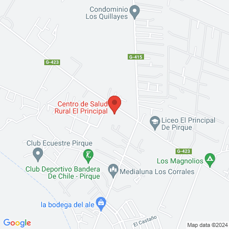 Rural Health Center Principal map