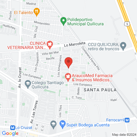 Casa Turquesa map