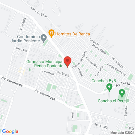 Municipal Gymnasium Renca Poniente map
