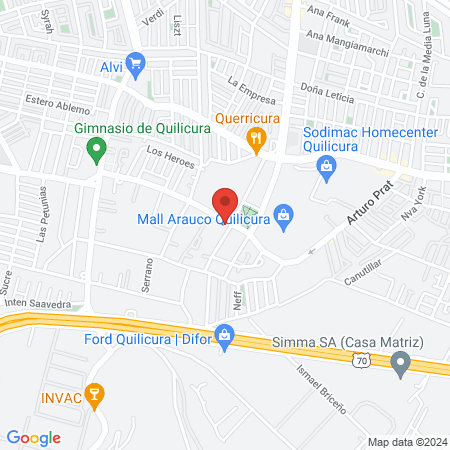 Medicos a Domicilio Quilicura map