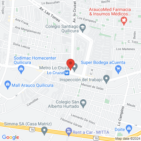 Clínica Veterinaria Sta. María map
