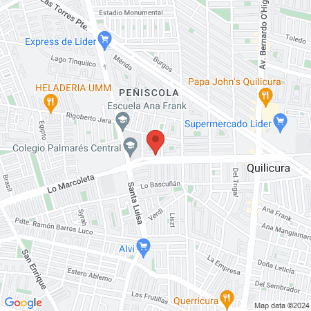 Veterinaria Territorio Animal Quilicura map