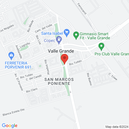 clinica dental jardin del valle map