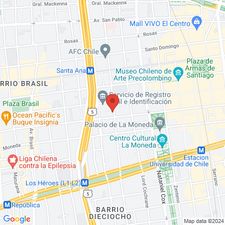 Clínica Vínculo Dental map