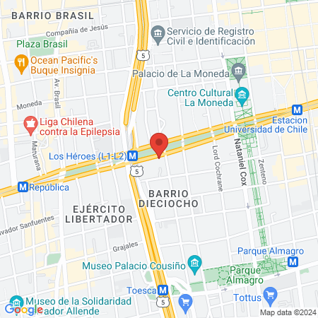 VidaIntegra Alameda map