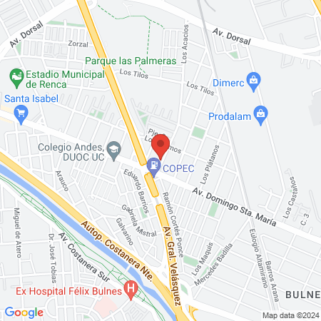 Gimnasio Energym map
