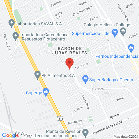 CECOSF Haydeé Sepúlveda map