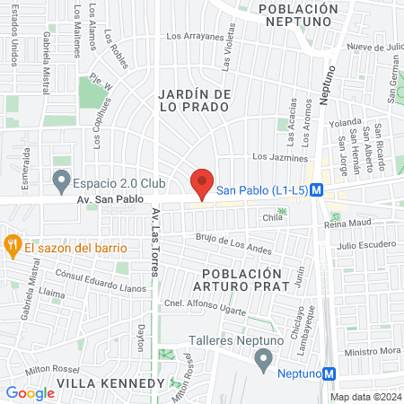 Clínica y Hospital Veterinario Vidanimal map