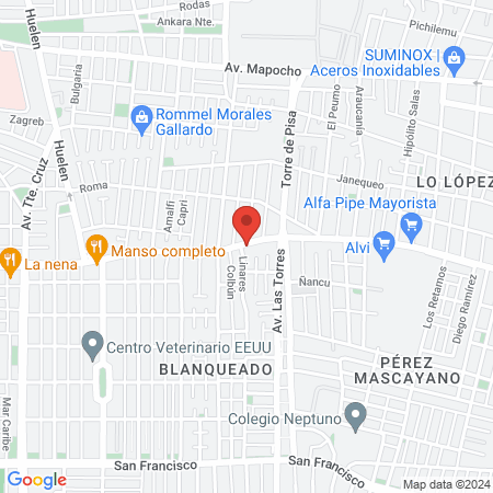 Doctor Jorge Hualpa - Cirujano Dentista map