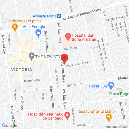 Clínica Juan Pablo II map