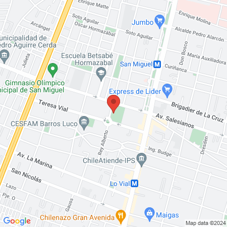 Kinesiología C.M.A map