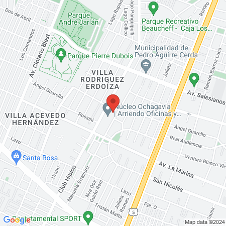 Clínica NúcleoSalud Pedro Aguirre Cerda map