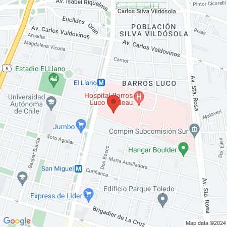 Hospital for Infectious Diseases Dr Lucio Córdova map