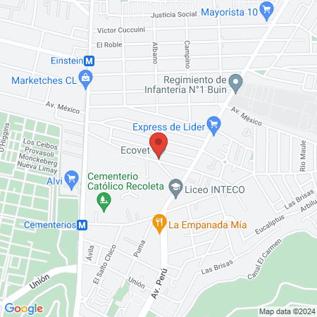 Ecovet map