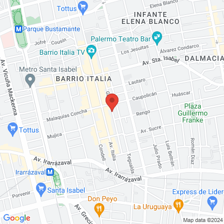 Manitas Barrio Italia map