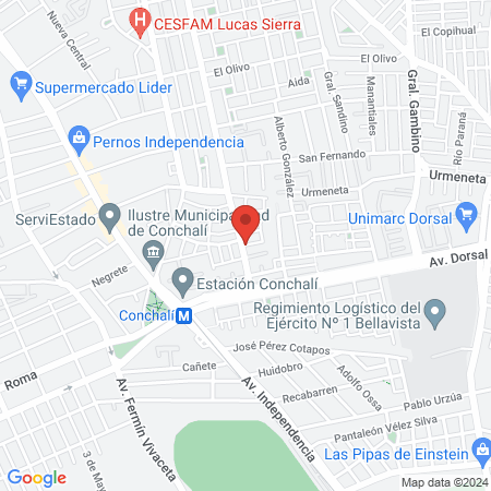 Salon Karina paz map