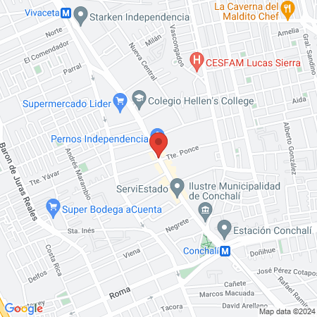 El Diente de Oro map