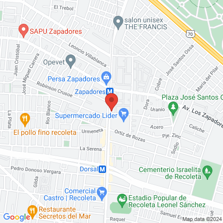 CENTRO MEDICO Y DENTAL AREAMED. map