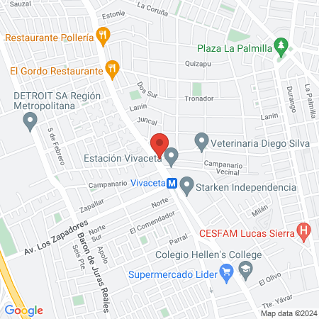 Centro medico y dental map