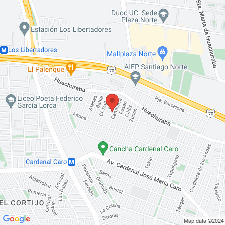 COSAM Conchalí map