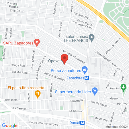 Opevet map