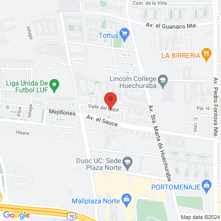 Centro Odontológico Acqua Dent map