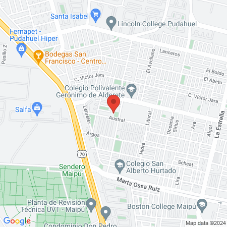 Clinica Dental M&L Pudahuel map