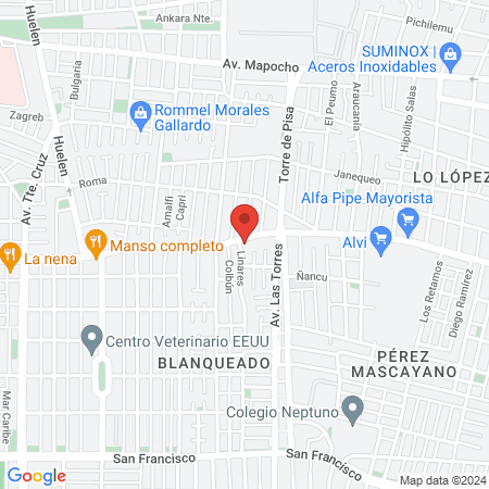 Clínicas Veterinarias Mascota Feliz map