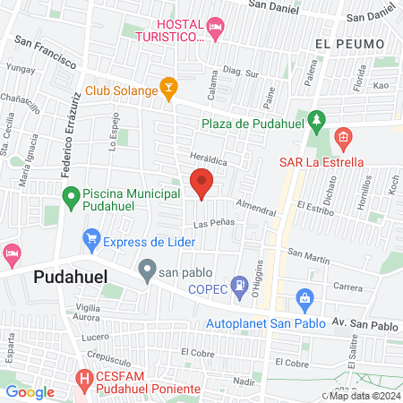 Clínica Veterinaria Huellas map