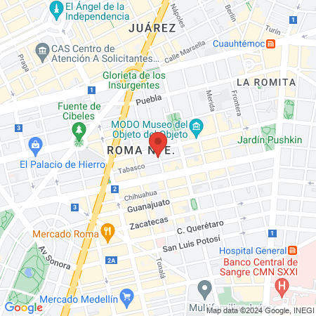 HAPPY laser Roma map