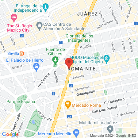 La Malinche Peluqueríay estetica map