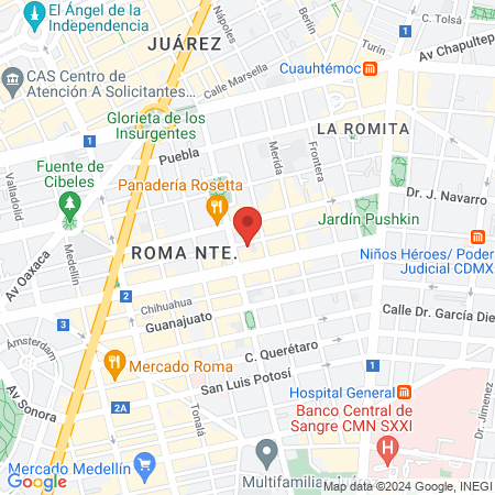 Yoga Loft - Roma Norte, CDMX. map