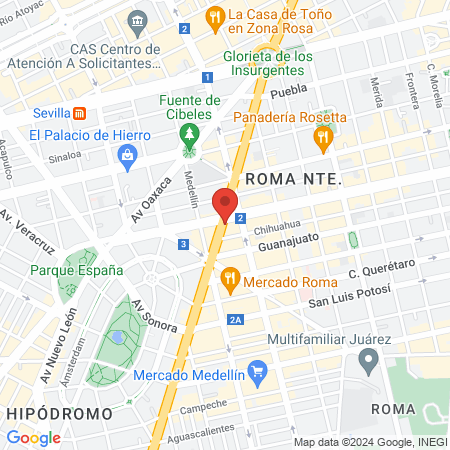 Breaking Barbas Laboratorio legal de cortes. map