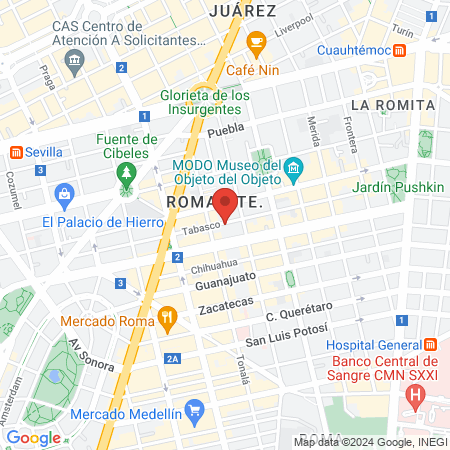 Consultorios de Medicina General del Sector Privado map