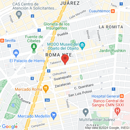 Clinica de cirugía de vesícula y hernia map