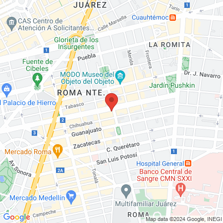 Sanatorio y Servicios Médicos Obregón S.A. de C.V. map