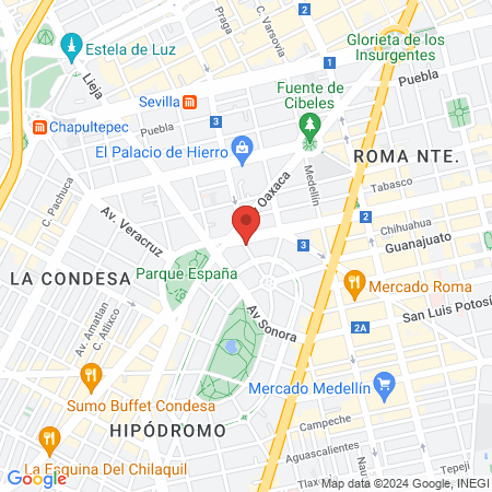 Hospital Veterinario CRIVET Condesa map