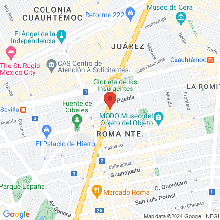 Sonría - Clínicas Dentales - Roma map