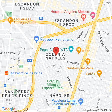 Podologos Galindo map