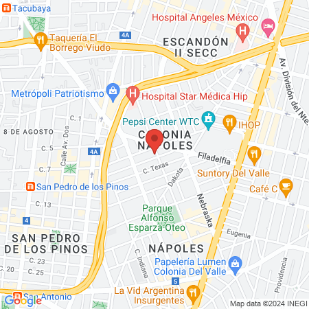 Nash Studio Nápoles - Extensiones de Pestañas map