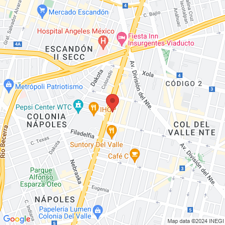 Recinto México | Barbería & Style Lounge map