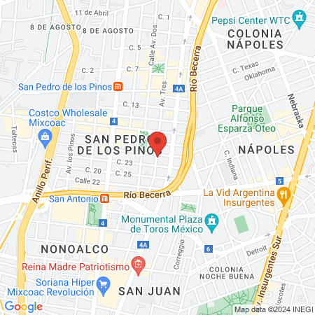 SmartBeat San Pedro de los Pinos map