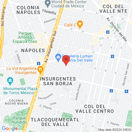 Yoga Espacio Del Valle map