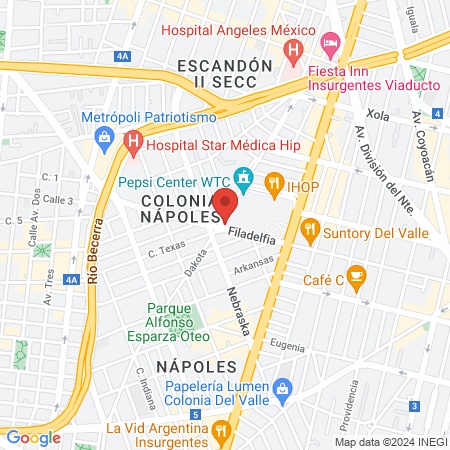 Forum Dental México map