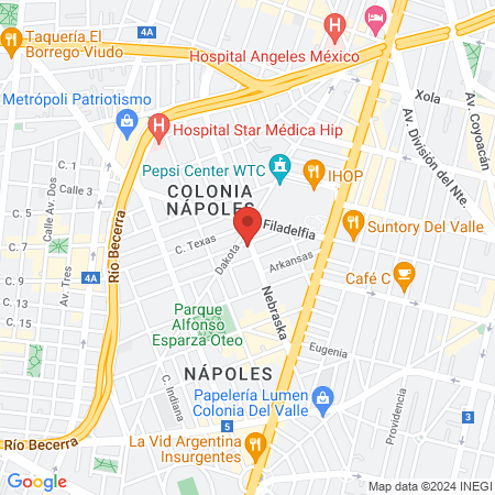 Roberto Carlos Velasco Lozada map