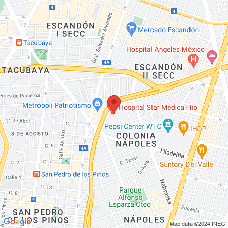 Ortopedia y traumatología map