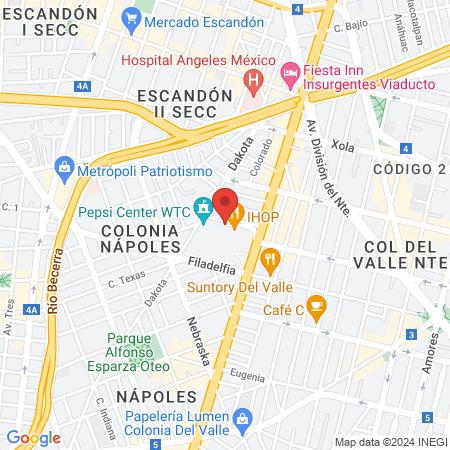 Graciela Valdez Sánchez Fisioterapeuta Benito Juárez map