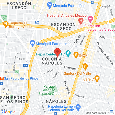 Aztekan Hospital Veterinario map