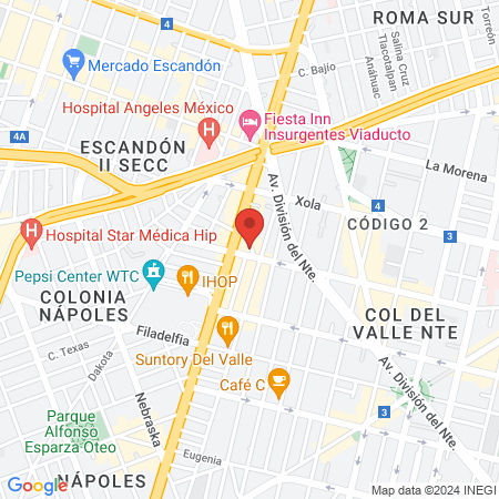 Centro Médico Veterinario Del Valle map