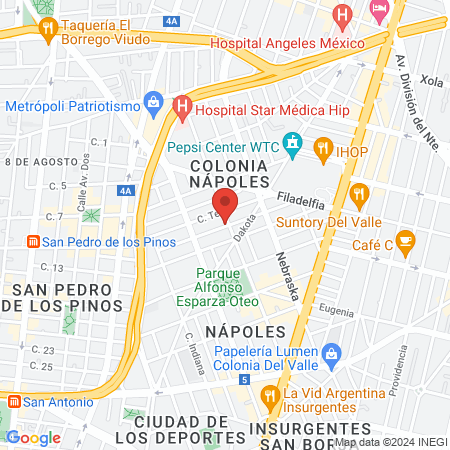 Dentist MX Clinic map